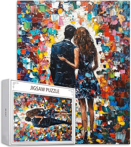 Puzzle Abstrakt Puzzle 5000 Teile, Holzpuzzle Erwachsene, Mehrfarbig Holzpuzzle, Klassische Puzzles Paar Wooden Jigsaw für Erwachsene Und Kinder 14 Jahren, Geschenke Home Wand Dekor 156x105cm D-560 von Zhlpjecc