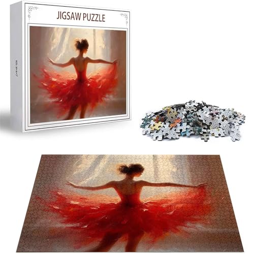Puzzle Balletttänzerin Puzzle 5000 Teile, Holzpuzzle Erwachsene, Mehrfarbig Holzpuzzle, Klassische Puzzles Frau Wooden Jigsaw für Erwachsene Und Kinder 14 Jahren, Geschenke Home Dekor 156x105cm D-8 von Zhlpjecc
