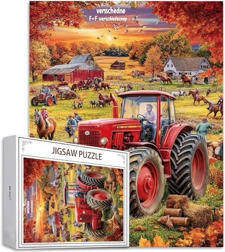 Puzzle Bauernhof Puzzle 5000 Teile, Holzpuzzle Erwachsene, Mehrfarbig Holzpuzzle, Klassische Puzzles Traktor Wooden Jigsaw für Erwachsene Und Kinder 14 Jahren, Geschenke Home Dekor 156x105cm D-849 Puzzle Bauernhof Puzzle 5000 Teile, Holzpuzzle Erwachsene, Mehrfarbig Holzpuzzle, Klassische Puzzles Traktor Wooden Jigsaw für Erwachsene Und Kinder 14 Jahren, Geschenke Home Dekor 156x105cm D-849 von Zhlpjecc