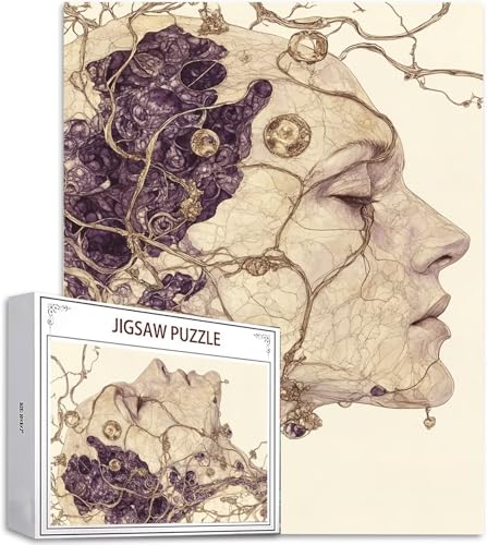 Puzzle Baum Puzzle 500 Teile, Holzpuzzle Erwachsene, Mehrfarbig Holzpuzzle, Klassische Puzzles Frau Wooden Jigsaw für Erwachsene Und Kinder 14 Jahren, Geschenke Home Wand Dekor Puzzles 52x38cm D-914 von Zhlpjecc