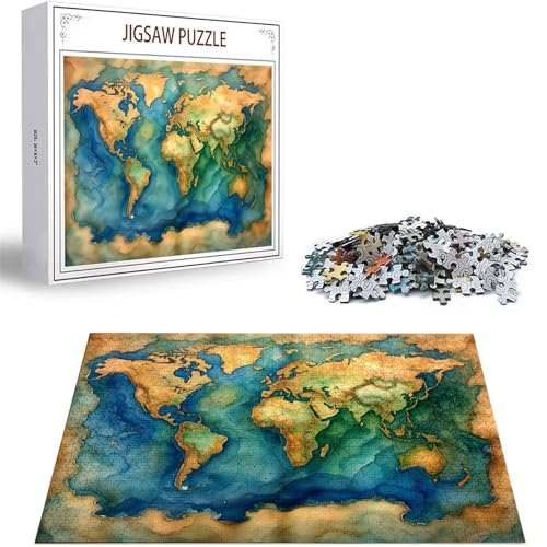 Puzzle Blau Puzzle 5000 Teile, Holzpuzzle Erwachsene, Mehrfarbig Holzpuzzle, Klassische Puzzles Weltkarte Wooden Jigsaw für Erwachsene Und Kinder 14 Jahren, Geschenke Home Wand Dekor 156x105cm D-316 Puzzle Blau Puzzle 5000 Teile, Holzpuzzle Erwachsene, Mehrfarbig Holzpuzzle, Klassische Puzzles Weltkarte Wooden Jigsaw für Erwachsene Und Kinder 14 Jahren, Geschenke Home Wand Dekor 156x105cm D-316 von Zhlpjecc