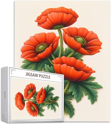 Puzzle Blume Puzzle 3000 Teile, Holzpuzzle Erwachsene, Mehrfarbig Holzpuzzle, Klassische Puzzles Mohn Wooden Jigsaw für Erwachsene Und Kinder 14 Jahren, Geschenke Home Wand Dekor 122x81cm D-732 Puzzle Blume Puzzle 3000 Teile, Holzpuzzle Erwachsene, Mehrfarbig Holzpuzzle, Klassische Puzzles Mohn Wooden Jigsaw für Erwachsene Und Kinder 14 Jahren, Geschenke Home Wand Dekor 122x81cm D-732 von Zhlpjecc