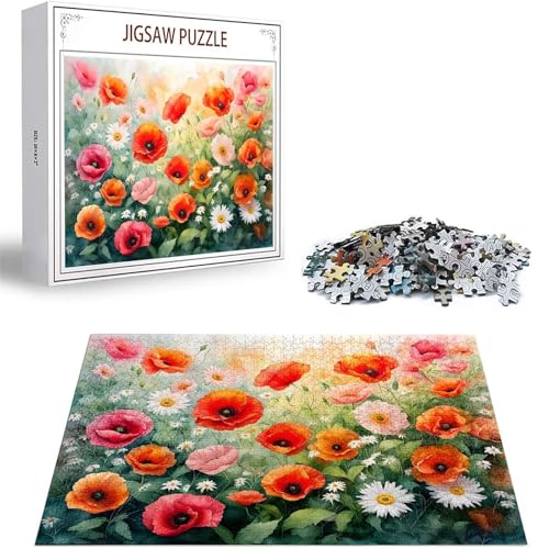 Puzzle Blume Puzzle 500 Teile, Holzpuzzle Erwachsene, Mehrfarbig Holzpuzzle, Klassische Puzzles Rot Wooden Jigsaw für Erwachsene Und Kinder 14 Jahren, Geschenke Home Wand Dekor Puzzles 52x38cm D-229 Puzzle Blume Puzzle 500 Teile, Holzpuzzle Erwachsene, Mehrfarbig Holzpuzzle, Klassische Puzzles Rot Wooden Jigsaw für Erwachsene Und Kinder 14 Jahren, Geschenke Home Wand Dekor Puzzles 52x38cm D-229 von Zhlpjecc