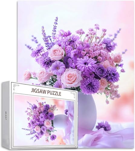 Puzzle Blume Puzzle 500 Teile, Holzpuzzle Erwachsene, Mehrfarbig Holzpuzzle, Klassische Puzzles Strauß Wooden Jigsaw für Erwachsene Und Kinder 14 Jahren, Geschenke Home Wand Dekor 52x38cm D-695 Puzzle Blume Puzzle 500 Teile, Holzpuzzle Erwachsene, Mehrfarbig Holzpuzzle, Klassische Puzzles Strauß Wooden Jigsaw für Erwachsene Und Kinder 14 Jahren, Geschenke Home Wand Dekor 52x38cm D-695 von Zhlpjecc