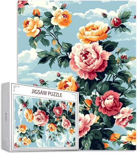 Puzzle Blume Puzzle 5000 Teile, Holzpuzzle Erwachsene, Mehrfarbig Holzpuzzle, Klassische Puzzles Pfingstrose Wooden Jigsaw für Erwachsene Und Kinder 14 Jahren, Geschenke Home Dekor 156x105cm D-712 Puzzle Blume Puzzle 5000 Teile, Holzpuzzle Erwachsene, Mehrfarbig Holzpuzzle, Klassische Puzzles Pfingstrose Wooden Jigsaw für Erwachsene Und Kinder 14 Jahren, Geschenke Home Dekor 156x105cm D-712 von Zhlpjecc