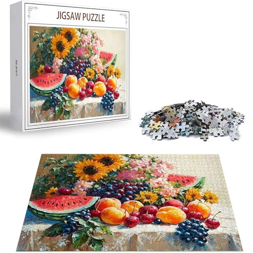 Puzzle Blumen Puzzle 5000 Teile, Holzpuzzle Erwachsene, Mehrfarbig Holzpuzzle, Klassische Puzzles Obst Wooden Jigsaw für Erwachsene Und Kinder 14 Jahren, Geschenke Home Wand Dekor 156x105cm D-271 Puzzle Blumen Puzzle 5000 Teile, Holzpuzzle Erwachsene, Mehrfarbig Holzpuzzle, Klassische Puzzles Obst Wooden Jigsaw für Erwachsene Und Kinder 14 Jahren, Geschenke Home Wand Dekor 156x105cm D-271 von Zhlpjecc