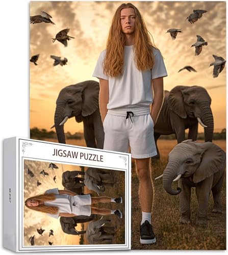 Puzzle Elefant Puzzle 5000 Teile, Holzpuzzle Erwachsene, Mehrfarbig Holzpuzzle, Klassische Puzzles Mann Wooden Jigsaw für Erwachsene Und Kinder 14 Jahren, Geschenke Home Wand Dekor 156x105cm D-574 Puzzle Elefant Puzzle 5000 Teile, Holzpuzzle Erwachsene, Mehrfarbig Holzpuzzle, Klassische Puzzles Mann Wooden Jigsaw für Erwachsene Und Kinder 14 Jahren, Geschenke Home Wand Dekor 156x105cm D-574 von Zhlpjecc