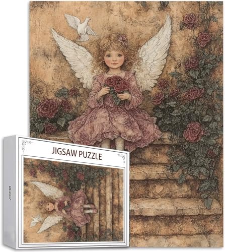 Puzzle Engel Puzzle 5000 Teile, Holzpuzzle Erwachsene, Mehrfarbig Holzpuzzle, Klassische Puzzles Elf Wooden Jigsaw für Erwachsene Und Kinder 14 Jahren, Geschenke Home Wand Dekor 156x105cm D-923 Puzzle Engel Puzzle 5000 Teile, Holzpuzzle Erwachsene, Mehrfarbig Holzpuzzle, Klassische Puzzles Elf Wooden Jigsaw für Erwachsene Und Kinder 14 Jahren, Geschenke Home Wand Dekor 156x105cm D-923 von Zhlpjecc