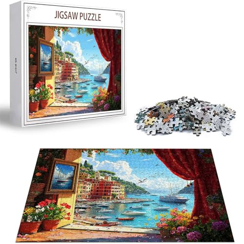 Puzzle Fensterbank Puzzle 3000 Teile, Holzpuzzle Erwachsene, Mehrfarbig Holzpuzzle, Klassische Puzzles Landschaft Wooden Jigsaw für Erwachsene Und Kinder 14 Jahren, Geschenke Wand Dekor 122x81cm D-72 Puzzle Fensterbank Puzzle 3000 Teile, Holzpuzzle Erwachsene, Mehrfarbig Holzpuzzle, Klassische Puzzles Landschaft Wooden Jigsaw für Erwachsene Und Kinder 14 Jahren, Geschenke Wand Dekor 122x81cm D-72 von Zhlpjecc