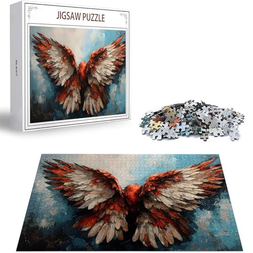 Puzzle Flügel Puzzle 500 Teile, Holzpuzzle Erwachsene, Mehrfarbig Holzpuzzle, Klassische Puzzles Abstrakt Wooden Jigsaw für Erwachsene Und Kinder 14 Jahren, Geschenke Home Wand Dekor 52x38cm D-42 Puzzle Flügel Puzzle 500 Teile, Holzpuzzle Erwachsene, Mehrfarbig Holzpuzzle, Klassische Puzzles Abstrakt Wooden Jigsaw für Erwachsene Und Kinder 14 Jahren, Geschenke Home Wand Dekor 52x38cm D-42 von Zhlpjecc