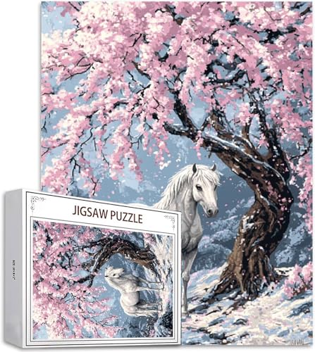Puzzle Kirschblüten Puzzle 5000 Teile, Holzpuzzle Erwachsene, Mehrfarbig Holzpuzzle, Klassische Puzzles Pferd Wooden Jigsaw für Erwachsene Und Kinder 14 Jahren, Geschenke Home Dekor 156x105cm D-962 Puzzle Kirschblüten Puzzle 5000 Teile, Holzpuzzle Erwachsene, Mehrfarbig Holzpuzzle, Klassische Puzzles Pferd Wooden Jigsaw für Erwachsene Und Kinder 14 Jahren, Geschenke Home Dekor 156x105cm D-962 von Zhlpjecc