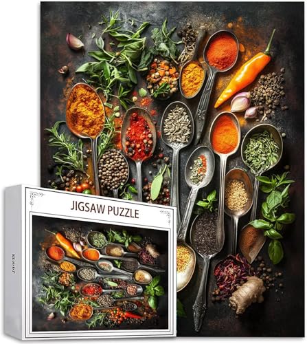 Puzzle Küche Puzzle 500 Teile, Holzpuzzle Erwachsene, Mehrfarbig Holzpuzzle, Klassische Puzzles Gewürze Wooden Jigsaw für Erwachsene Und Kinder 14 Jahren, Geschenke Home Wand Dekor 52x38cm D-570 Puzzle Küche Puzzle 500 Teile, Holzpuzzle Erwachsene, Mehrfarbig Holzpuzzle, Klassische Puzzles Gewürze Wooden Jigsaw für Erwachsene Und Kinder 14 Jahren, Geschenke Home Wand Dekor 52x38cm D-570 von Zhlpjecc