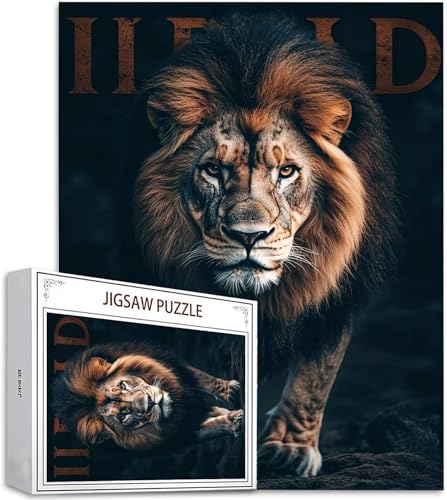 Puzzle Löwe Puzzle 500 Teile, Holzpuzzle Erwachsene, Mehrfarbig Holzpuzzle, Klassische Puzzles Tier Wooden Jigsaw für Erwachsene Und Kinder 14 Jahren, Geschenke Home Wand Dekor Puzzles 52x38cm D-898 Puzzle Löwe Puzzle 500 Teile, Holzpuzzle Erwachsene, Mehrfarbig Holzpuzzle, Klassische Puzzles Tier Wooden Jigsaw für Erwachsene Und Kinder 14 Jahren, Geschenke Home Wand Dekor Puzzles 52x38cm D-898 von Zhlpjecc