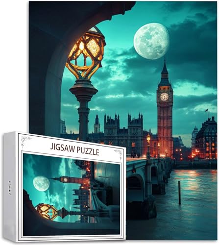 Puzzle London Puzzle 1500 Teile, Holzpuzzle Erwachsene, Mehrfarbig Holzpuzzle, Klassische Puzzles Big Ben Wooden Jigsaw für Erwachsene Und Kinder 14 Jahren, Geschenke Home Wand Dekor 87x57cm D-767 Puzzle London Puzzle 1500 Teile, Holzpuzzle Erwachsene, Mehrfarbig Holzpuzzle, Klassische Puzzles Big Ben Wooden Jigsaw für Erwachsene Und Kinder 14 Jahren, Geschenke Home Wand Dekor 87x57cm D-767 von Zhlpjecc