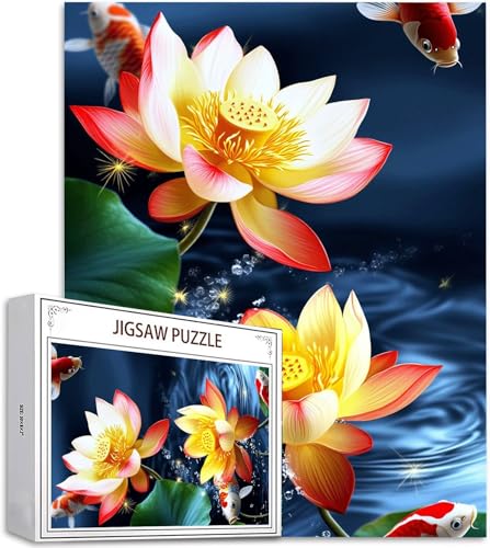 Puzzle Lotus Puzzle 5000 Teile, Holzpuzzle Erwachsene, Mehrfarbig Holzpuzzle, Klassische Puzzles Koi-Fisch Wooden Jigsaw für Erwachsene Und Kinder 14 Jahren, Geschenke Home Wand Dekor 156x105cm D-766 Puzzle Lotus Puzzle 5000 Teile, Holzpuzzle Erwachsene, Mehrfarbig Holzpuzzle, Klassische Puzzles Koi-Fisch Wooden Jigsaw für Erwachsene Und Kinder 14 Jahren, Geschenke Home Wand Dekor 156x105cm D-766 von Zhlpjecc