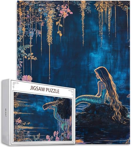 Puzzle Meerjungfrau Puzzle 1500 Teile, Holzpuzzle Erwachsene, Mehrfarbig Holzpuzzle, Klassische Puzzles Landschaft Wooden Jigsaw für Erwachsene Und Kinder 14 Jahren, Geschenke Home Dekor 87x57cm D-818 Puzzle Meerjungfrau Puzzle 1500 Teile, Holzpuzzle Erwachsene, Mehrfarbig Holzpuzzle, Klassische Puzzles Landschaft Wooden Jigsaw für Erwachsene Und Kinder 14 Jahren, Geschenke Home Dekor 87x57cm D-818 von Zhlpjecc