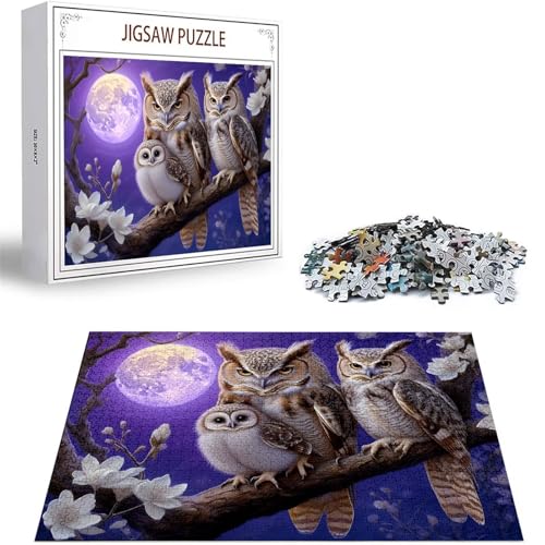 Puzzle Mond Puzzle 200 Teile, Holzpuzzle Erwachsene, Mehrfarbig Holzpuzzle, Klassische Puzzles Eule Wooden Jigsaw für Erwachsene Und Kinder 14 Jahren, Geschenke Home Wand Dekor Puzzles 35x25cm D-485 Puzzle Mond Puzzle 200 Teile, Holzpuzzle Erwachsene, Mehrfarbig Holzpuzzle, Klassische Puzzles Eule Wooden Jigsaw für Erwachsene Und Kinder 14 Jahren, Geschenke Home Wand Dekor Puzzles 35x25cm D-485 von Zhlpjecc