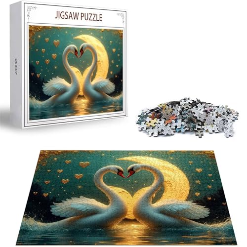 Puzzle Mond Puzzle 500 Teile, Holzpuzzle Erwachsene, Mehrfarbig Holzpuzzle, Klassische Puzzles Schwan Wooden Jigsaw für Erwachsene Und Kinder 14 Jahren, Geschenke Home Wand Dekor 52x38cm D-492 Puzzle Mond Puzzle 500 Teile, Holzpuzzle Erwachsene, Mehrfarbig Holzpuzzle, Klassische Puzzles Schwan Wooden Jigsaw für Erwachsene Und Kinder 14 Jahren, Geschenke Home Wand Dekor 52x38cm D-492 von Zhlpjecc