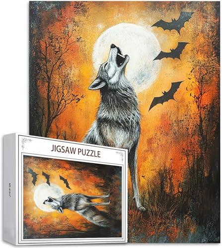 Puzzle Mond Puzzle 500 Teile, Holzpuzzle Erwachsene, Mehrfarbig Holzpuzzle, Klassische Puzzles Wolf Wooden Jigsaw für Erwachsene Und Kinder 14 Jahren, Geschenke Home Wand Dekor Puzzles 52x38cm D-979 Puzzle Mond Puzzle 500 Teile, Holzpuzzle Erwachsene, Mehrfarbig Holzpuzzle, Klassische Puzzles Wolf Wooden Jigsaw für Erwachsene Und Kinder 14 Jahren, Geschenke Home Wand Dekor Puzzles 52x38cm D-979 von Zhlpjecc