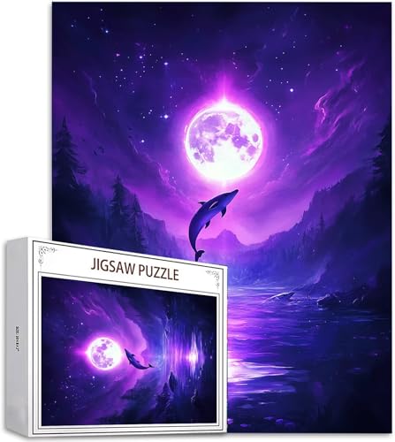 Puzzle Mond Puzzle 5000 Teile, Holzpuzzle Erwachsene, Mehrfarbig Holzpuzzle, Klassische Puzzles Delphin Wooden Jigsaw für Erwachsene Und Kinder 14 Jahren, Geschenke Home Wand Dekor 156x105cm D-976 Puzzle Mond Puzzle 5000 Teile, Holzpuzzle Erwachsene, Mehrfarbig Holzpuzzle, Klassische Puzzles Delphin Wooden Jigsaw für Erwachsene Und Kinder 14 Jahren, Geschenke Home Wand Dekor 156x105cm D-976 von Zhlpjecc