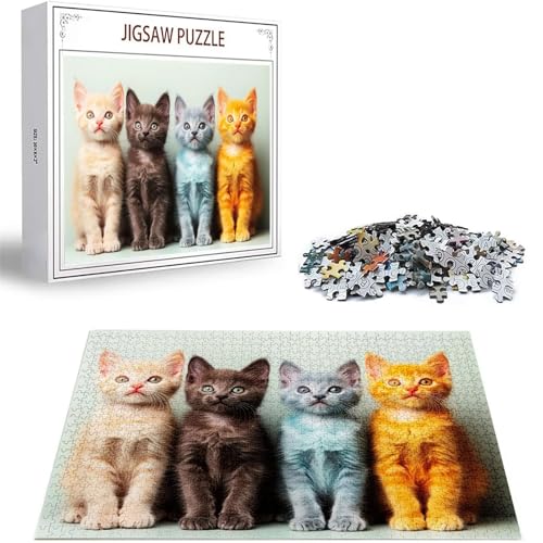 Puzzle Niedlich Puzzle 200 Teile, Holzpuzzle Erwachsene, Mehrfarbig Holzpuzzle, Klassische Puzzles Katze Wooden Jigsaw für Erwachsene Und Kinder 14 Jahren, Geschenke Home Wand Dekor 35x25cm D-307 Puzzle Niedlich Puzzle 200 Teile, Holzpuzzle Erwachsene, Mehrfarbig Holzpuzzle, Klassische Puzzles Katze Wooden Jigsaw für Erwachsene Und Kinder 14 Jahren, Geschenke Home Wand Dekor 35x25cm D-307 von Zhlpjecc