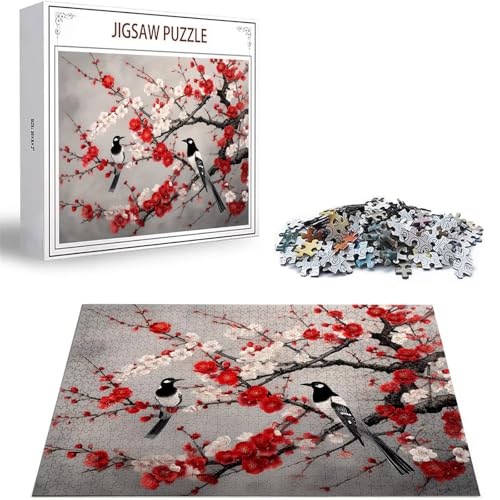 Puzzle Pflaumenbossom Puzzle 1500 Teile, Holzpuzzle Erwachsene, Mehrfarbig Holzpuzzle, Klassische Puzzles Vogel Wooden Jigsaw für Erwachsene Und Kinder 14 Jahren, Geschenke Home Dekor 87x57cm D-368 Puzzle Pflaumenbossom Puzzle 1500 Teile, Holzpuzzle Erwachsene, Mehrfarbig Holzpuzzle, Klassische Puzzles Vogel Wooden Jigsaw für Erwachsene Und Kinder 14 Jahren, Geschenke Home Dekor 87x57cm D-368 von Zhlpjecc