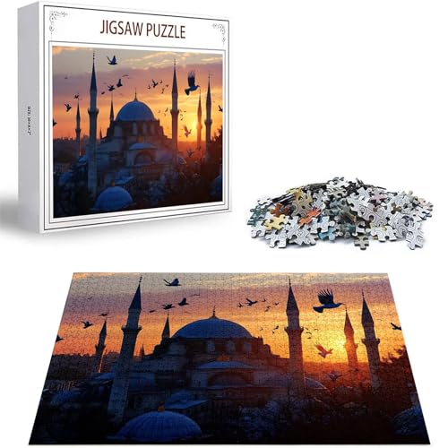 Puzzle Schloss Puzzle 5000 Teile, Holzpuzzle Erwachsene, Mehrfarbig Holzpuzzle, Klassische Puzzles Sonnenuntergang Wooden Jigsaw für Erwachsene Und Kinder 14 Jahren, Home Wand Dekor, 156x105cm D-40 Puzzle Schloss Puzzle 5000 Teile, Holzpuzzle Erwachsene, Mehrfarbig Holzpuzzle, Klassische Puzzles Sonnenuntergang Wooden Jigsaw für Erwachsene Und Kinder 14 Jahren, Home Wand Dekor, 156x105cm D-40 von Zhlpjecc