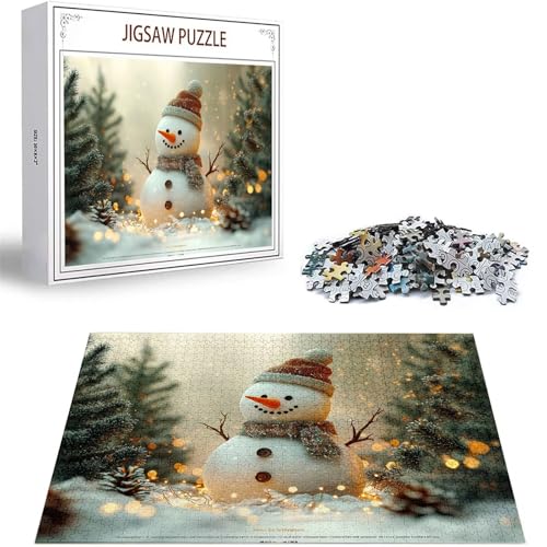 Puzzle Schneemann Puzzle 500 Teile, Holzpuzzle Erwachsene, Mehrfarbig Holzpuzzle, Klassische Puzzles Landschaft Wooden Jigsaw für Erwachsene Und Kinder 14 Jahren, Geschenke Home Dekor 52x38cm D-471 Puzzle Schneemann Puzzle 500 Teile, Holzpuzzle Erwachsene, Mehrfarbig Holzpuzzle, Klassische Puzzles Landschaft Wooden Jigsaw für Erwachsene Und Kinder 14 Jahren, Geschenke Home Dekor 52x38cm D-471 von Zhlpjecc