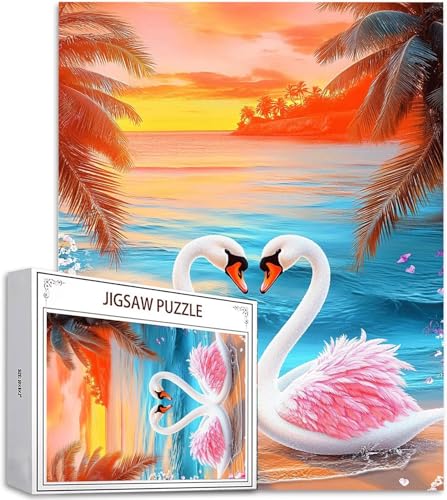 Puzzle Schwan Puzzle 5000 Teile, Holzpuzzle Erwachsene, Mehrfarbig Holzpuzzle, Klassische Puzzles Strand Wooden Jigsaw für Erwachsene Und Kinder 14 Jahren, Geschenke Home Wand Dekor 156x105cm D-920 Puzzle Schwan Puzzle 5000 Teile, Holzpuzzle Erwachsene, Mehrfarbig Holzpuzzle, Klassische Puzzles Strand Wooden Jigsaw für Erwachsene Und Kinder 14 Jahren, Geschenke Home Wand Dekor 156x105cm D-920 von Zhlpjecc