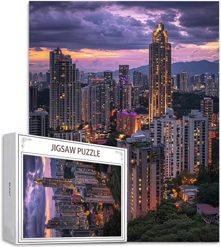 Puzzle Stadt Puzzle 500 Teile, Holzpuzzle Erwachsene, Mehrfarbig Holzpuzzle, Klassische Puzzles Nachtansicht Wooden Jigsaw für Erwachsene Und Kinder 14 Jahren, Geschenke Home Wand Dekor 52x38cm D-538 Puzzle Stadt Puzzle 500 Teile, Holzpuzzle Erwachsene, Mehrfarbig Holzpuzzle, Klassische Puzzles Nachtansicht Wooden Jigsaw für Erwachsene Und Kinder 14 Jahren, Geschenke Home Wand Dekor 52x38cm D-538 von Zhlpjecc