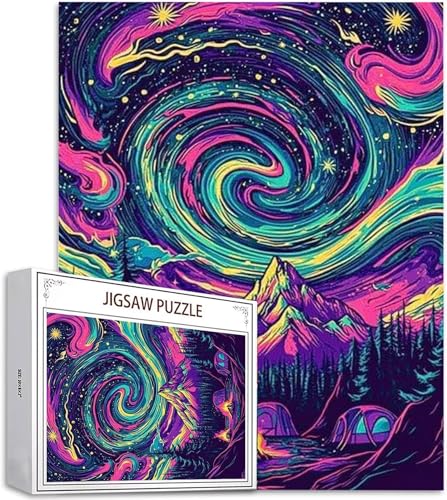 Puzzle Sternenhimmel Puzzle 500 Teile, Holzpuzzle Erwachsene, Mehrfarbig Holzpuzzle, Klassische Puzzles Landschaft Wooden Jigsaw für Erwachsene Und Kinder 14 Jahren, Geschenke Home Dekor 52x38cm D-943 Puzzle Sternenhimmel Puzzle 500 Teile, Holzpuzzle Erwachsene, Mehrfarbig Holzpuzzle, Klassische Puzzles Landschaft Wooden Jigsaw für Erwachsene Und Kinder 14 Jahren, Geschenke Home Dekor 52x38cm D-943 von Zhlpjecc