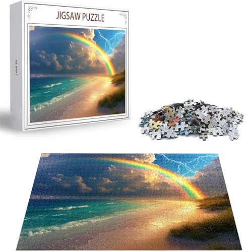 Puzzle Strand Puzzle 500 Teile, Holzpuzzle Erwachsene, Mehrfarbig Holzpuzzle, Klassische Puzzles Regenbogen Wooden Jigsaw für Erwachsene Und Kinder 14 Jahren, Geschenke Home Wand Dekor 52x38cm D-428 Puzzle Strand Puzzle 500 Teile, Holzpuzzle Erwachsene, Mehrfarbig Holzpuzzle, Klassische Puzzles Regenbogen Wooden Jigsaw für Erwachsene Und Kinder 14 Jahren, Geschenke Home Wand Dekor 52x38cm D-428 von Zhlpjecc