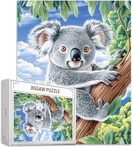Puzzle Tier Puzzle 200 Teile, Holzpuzzle Erwachsene, Mehrfarbig Holzpuzzle, Klassische Puzzles Koala Wooden Jigsaw für Erwachsene Und Kinder 14 Jahren, Geschenke Home Wand Dekor Puzzles 35x25cm D-597 Puzzle Tier Puzzle 200 Teile, Holzpuzzle Erwachsene, Mehrfarbig Holzpuzzle, Klassische Puzzles Koala Wooden Jigsaw für Erwachsene Und Kinder 14 Jahren, Geschenke Home Wand Dekor Puzzles 35x25cm D-597 von Zhlpjecc
