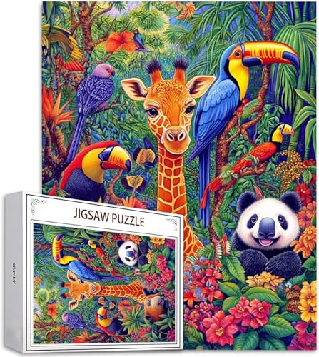 Puzzle Tier Puzzle 5000 Teile, Holzpuzzle Erwachsene, Mehrfarbig Holzpuzzle, Klassische Puzzles REH Wooden Jigsaw für Erwachsene Und Kinder 14 Jahren, Geschenke Home Wand Dekor 156x105cm D-606 Puzzle Tier Puzzle 5000 Teile, Holzpuzzle Erwachsene, Mehrfarbig Holzpuzzle, Klassische Puzzles REH Wooden Jigsaw für Erwachsene Und Kinder 14 Jahren, Geschenke Home Wand Dekor 156x105cm D-606 von Zhlpjecc