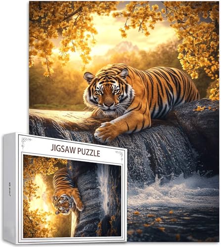 Puzzle Tiger Puzzle 500 Teile, Holzpuzzle Erwachsene, Mehrfarbig Holzpuzzle, Klassische Puzzles Fallen Wooden Jigsaw für Erwachsene Und Kinder 14 Jahren, Geschenke Home Wand Dekor 52x38cm D-763 Puzzle Tiger Puzzle 500 Teile, Holzpuzzle Erwachsene, Mehrfarbig Holzpuzzle, Klassische Puzzles Fallen Wooden Jigsaw für Erwachsene Und Kinder 14 Jahren, Geschenke Home Wand Dekor 52x38cm D-763 von Zhlpjecc