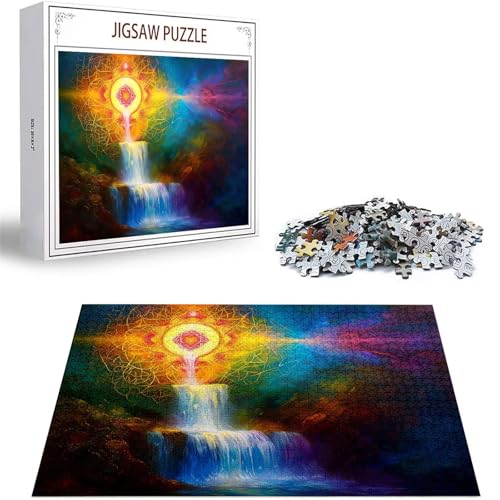 Puzzle Traum Puzzle 200 Teile, Holzpuzzle Erwachsene, Mehrfarbig Holzpuzzle, Klassische Puzzles Fallen Wooden Jigsaw für Erwachsene Und Kinder 14 Jahren, Geschenke Home Wand Dekor 35x25cm D-384 von Zhlpjecc