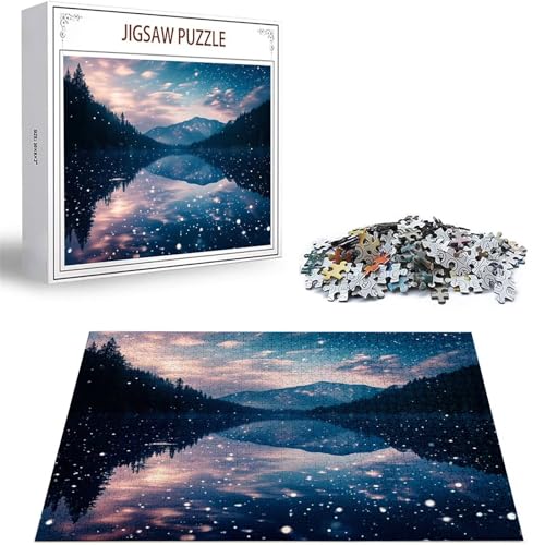 Puzzle Traum Puzzle 3000 Teile, Holzpuzzle Erwachsene, Mehrfarbig Holzpuzzle, Klassische Puzzles See Wooden Jigsaw für Erwachsene Und Kinder 14 Jahren, Geschenke Home Wand Dekor 122x81cm D-376 von Zhlpjecc