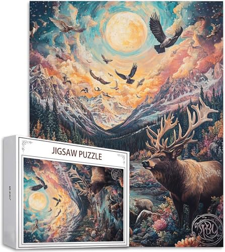 Puzzle Wald Puzzle 3000 Teile, Holzpuzzle Erwachsene, Mehrfarbig Holzpuzzle, Klassische Puzzles REH Wooden Jigsaw für Erwachsene Und Kinder 14 Jahren, Geschenke Home Wand Dekor Puzzles 122x81cm D-876 Puzzle Wald Puzzle 3000 Teile, Holzpuzzle Erwachsene, Mehrfarbig Holzpuzzle, Klassische Puzzles REH Wooden Jigsaw für Erwachsene Und Kinder 14 Jahren, Geschenke Home Wand Dekor Puzzles 122x81cm D-876 von Zhlpjecc