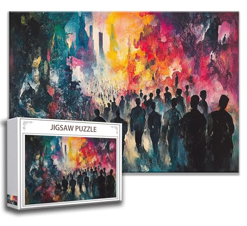 Abstrakt Puzzle 120 Teile Kinder, Jigsaw Puzzle Bunt Puzzle Erwachsene, Junge, Mädchen, Geschicklichkeitsspiel für Die Ganze Familie, Klassische Holzpuzzle für Wand Deko Wohnzimmer, Geschenke I-5 Abstrakt Puzzle 120 Teile Kinder, Jigsaw Puzzle Bunt Puzzle Erwachsene, Junge, Mädchen, Geschicklichkeitsspiel für Die Ganze Familie, Klassische Holzpuzzle für Wand Deko Wohnzimmer, Geschenke I-5 von Zhngzoyn