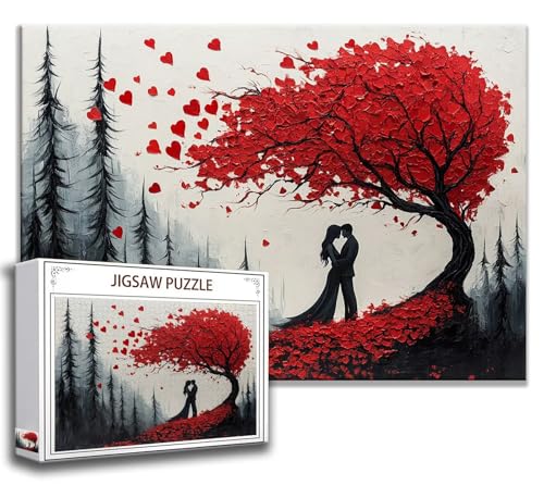 Baum Puzzle 120 Teile Kinder, Jigsaw Puzzle Landschaft Puzzle Erwachsene, Junge, Mädchen, Geschicklichkeitsspiel für Die Ganze Familie, Klassische Holzpuzzle für Wand Deko Wohnzimmer, Geschenke T-9 von Zhngzoyn