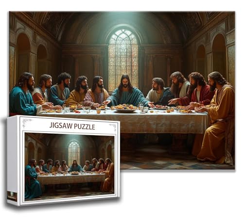 Das letzte Abendmahl Puzzle 120 Teile Kinder, Jigsaw Puzzle Mann Puzzle Erwachsene, Junge, Mädchen, Geschicklichkeitsspiel für Die Ganze Familie, Klassische Holzpuzzle für Wand Deko Wohnzimmer X-0 Das letzte Abendmahl Puzzle 120 Teile Kinder, Jigsaw Puzzle Mann Puzzle Erwachsene, Junge, Mädchen, Geschicklichkeitsspiel für Die Ganze Familie, Klassische Holzpuzzle für Wand Deko Wohnzimmer X-0 von Zhngzoyn