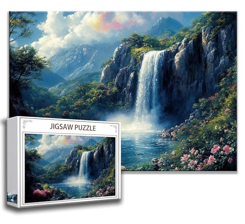 Fallen Puzzle 120 Teile Kinder, Jigsaw Puzzle Landschaft Puzzle Erwachsene, Junge, Mädchen, Geschicklichkeitsspiel für Die Ganze Familie, Klassische Holzpuzzle für Wand Zimmer Deko Wohnzimmer L-9 Fallen Puzzle 120 Teile Kinder, Jigsaw Puzzle Landschaft Puzzle Erwachsene, Junge, Mädchen, Geschicklichkeitsspiel für Die Ganze Familie, Klassische Holzpuzzle für Wand Zimmer Deko Wohnzimmer L-9 von Zhngzoyn