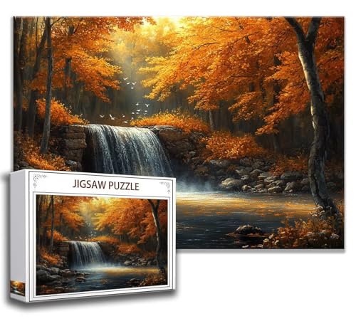 Fallen Puzzle 300 Teile Kinder, Jigsaw Puzzle Herbst Puzzle Erwachsene, Junge, Mädchen, Geschicklichkeitsspiel für Die Ganze Familie, Klassische Holzpuzzle für Wand Deko Wohnzimmer, Geschenke S-0 Fallen Puzzle 300 Teile Kinder, Jigsaw Puzzle Herbst Puzzle Erwachsene, Junge, Mädchen, Geschicklichkeitsspiel für Die Ganze Familie, Klassische Holzpuzzle für Wand Deko Wohnzimmer, Geschenke S-0 von Zhngzoyn