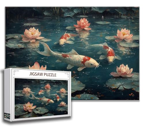 Fisch Puzzle 200 Teile Kinder, Jigsaw Puzzle Blume Puzzle Erwachsene, Junge, Mädchen, Geschicklichkeitsspiel für Die Ganze Familie, Klassische Holzpuzzle für Wand Zimmer Deko Wohnzimmer, Geschenke U-2 Fisch Puzzle 200 Teile Kinder, Jigsaw Puzzle Blume Puzzle Erwachsene, Junge, Mädchen, Geschicklichkeitsspiel für Die Ganze Familie, Klassische Holzpuzzle für Wand Zimmer Deko Wohnzimmer, Geschenke U-2 von Zhngzoyn