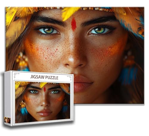 Frau Puzzle 120 Teile Kinder, Jigsaw Puzzle Schönheit Puzzle Erwachsene, Junge, Mädchen, Geschicklichkeitsspiel für Die Ganze Familie, Klassische Holzpuzzle für Wand Deko Wohnzimmer, Geschenke H-9 Frau Puzzle 120 Teile Kinder, Jigsaw Puzzle Schönheit Puzzle Erwachsene, Junge, Mädchen, Geschicklichkeitsspiel für Die Ganze Familie, Klassische Holzpuzzle für Wand Deko Wohnzimmer, Geschenke H-9 von Zhngzoyn