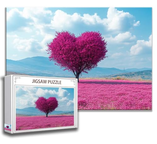 Liebe Puzzle 300 Teile Kinder, Jigsaw Puzzle Baum Puzzle Erwachsene, Junge, Mädchen, Geschicklichkeitsspiel für Die Ganze Familie, Klassische Holzpuzzle für Wand Zimmer Deko Wohnzimmer, Geschenke P-6 Liebe Puzzle 300 Teile Kinder, Jigsaw Puzzle Baum Puzzle Erwachsene, Junge, Mädchen, Geschicklichkeitsspiel für Die Ganze Familie, Klassische Holzpuzzle für Wand Zimmer Deko Wohnzimmer, Geschenke P-6 von Zhngzoyn