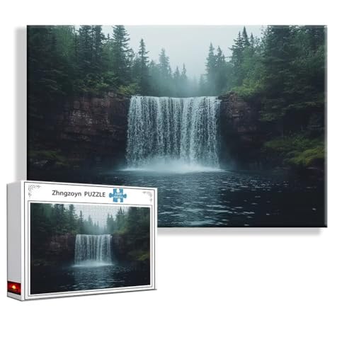 Puzzle 1000 Teile Fallen, Puzzle Erwachsene Anspruchsvoll Jigsaw Landschaft Groß XXL 75x50 cm, Klassische Impossible Jigsaw Art für Frauen Männer, Holzpuzzle für Deko Wohnzimmer, Geschenke Ostern A-4 Puzzle 1000 Teile Fallen, Puzzle Erwachsene Anspruchsvoll Jigsaw Landschaft Groß XXL 75x50 cm, Klassische Impossible Jigsaw Art für Frauen Männer, Holzpuzzle für Deko Wohnzimmer, Geschenke Ostern A-4 von Zhngzoyn