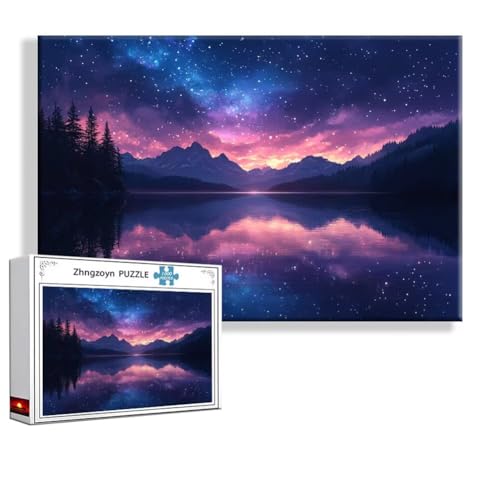 Puzzle 1000 Teile Fantasie, Puzzle Erwachsene Anspruchsvoll Jigsaw Landschaft Groß XXL 75x50 cm, Klassische Impossible Jigsaw Art für Frauen Männer, Holzpuzzle für Deko Wohnzimmer Geschenke H-3 Puzzle 1000 Teile Fantasie, Puzzle Erwachsene Anspruchsvoll Jigsaw Landschaft Groß XXL 75x50 cm, Klassische Impossible Jigsaw Art für Frauen Männer, Holzpuzzle für Deko Wohnzimmer Geschenke H-3 von Zhngzoyn