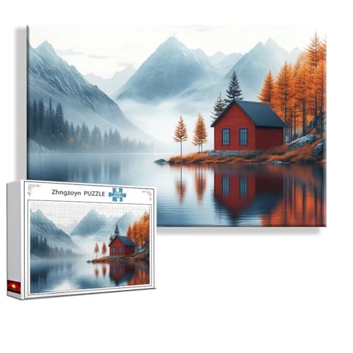 Puzzle 1000 Teile Landschaft, Puzzle Erwachsene Anspruchsvoll Jigsaw Ozean Groß XXL 75x50 cm, Klassische Impossible Jigsaw Art für Frauen Männer, Holzpuzzle für Deko Wohnzimmer, Geschenke Ostern Z-6 Puzzle 1000 Teile Landschaft, Puzzle Erwachsene Anspruchsvoll Jigsaw Ozean Groß XXL 75x50 cm, Klassische Impossible Jigsaw Art für Frauen Männer, Holzpuzzle für Deko Wohnzimmer, Geschenke Ostern Z-6 von Zhngzoyn