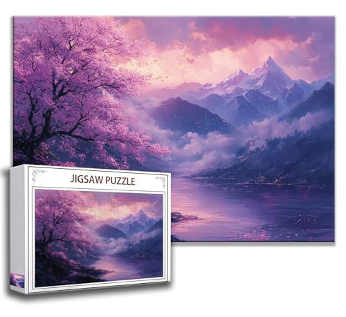 Puzzle 1000 Teile Landschaft Puzzle Erwachsene Anspruchsvoll, Holzpuzzle Jigsaw Puzzle Natur Puzzle Groß XXL 75 x 50 cm Impossible Puzzle für Männer, Klassische Puzzles für Erwachsene Frauen J-7 von Zhngzoyn
